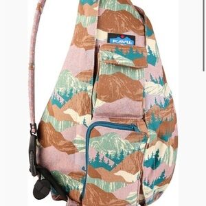 KAVU Multicolor Mountain Sling Bag
